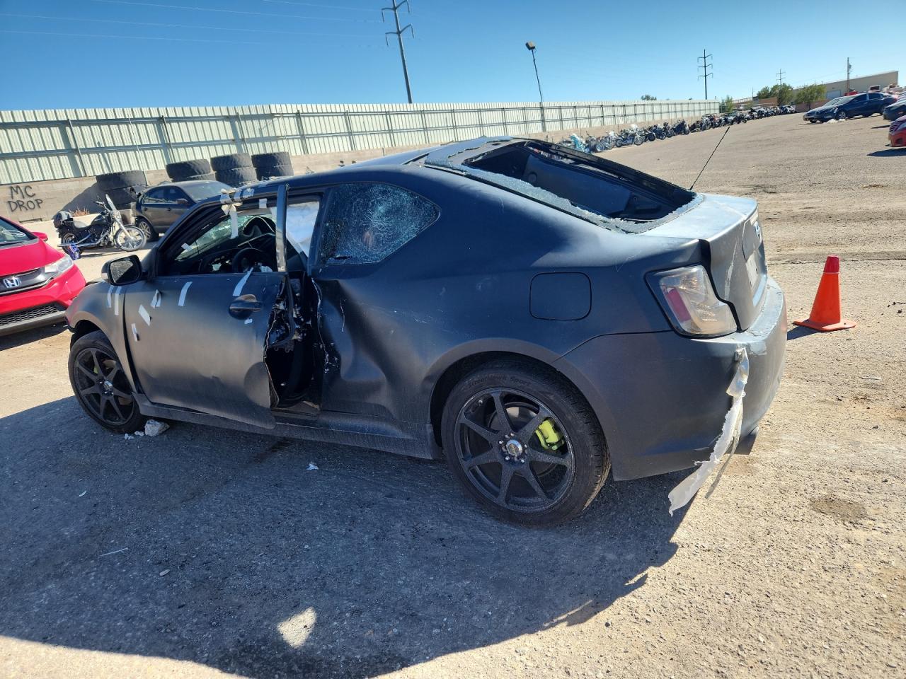 2011 Toyota Scion Tc Black vin: JTKJF5C71B3014041