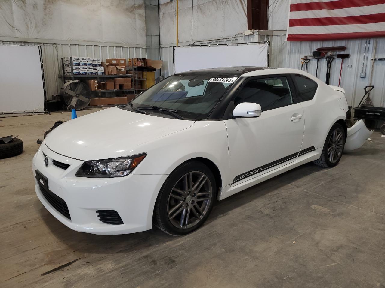 2011 Toyota Scion Tc White vin: JTKJF5C71B3017425