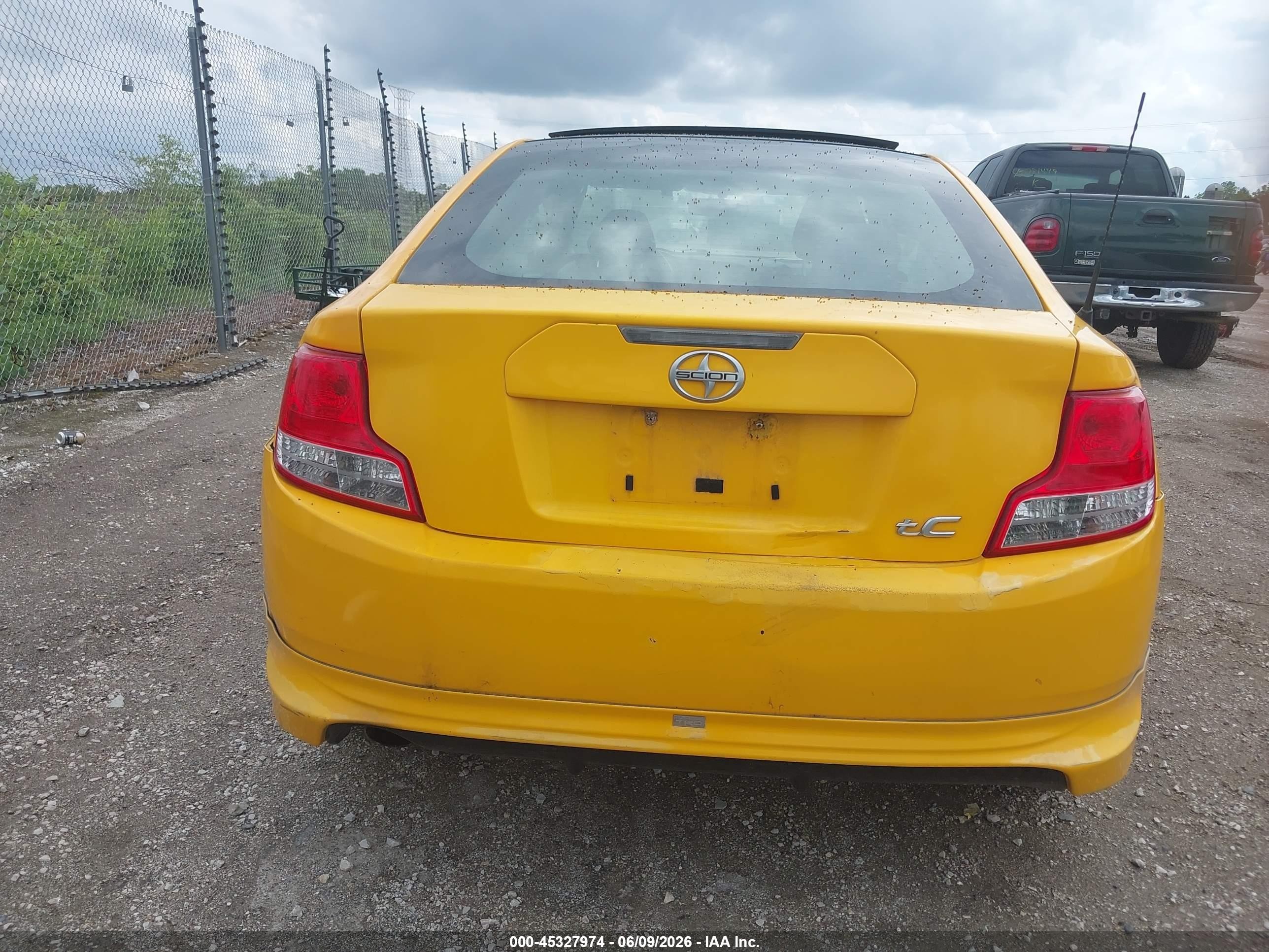 2012 Toyota Scion Tc   Yellow vin: JTKJF5C71C3026451