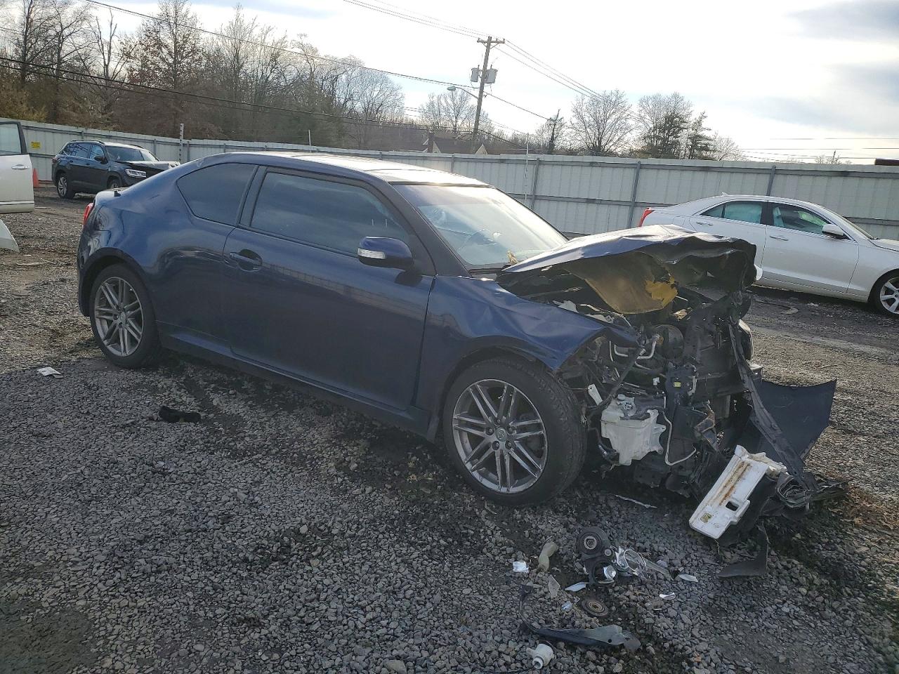 2013 Toyota Scion Tc Blue vin: JTKJF5C71D3063761