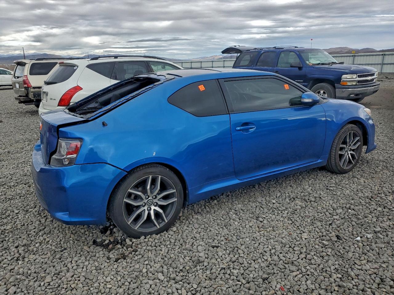 2014 Toyota Scion Tc Blue vin: JTKJF5C72E3078528