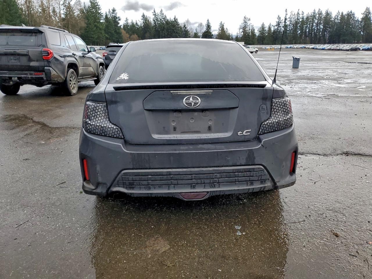 2014 Toyota Scion Tc Gray vin: JTKJF5C72E3083390