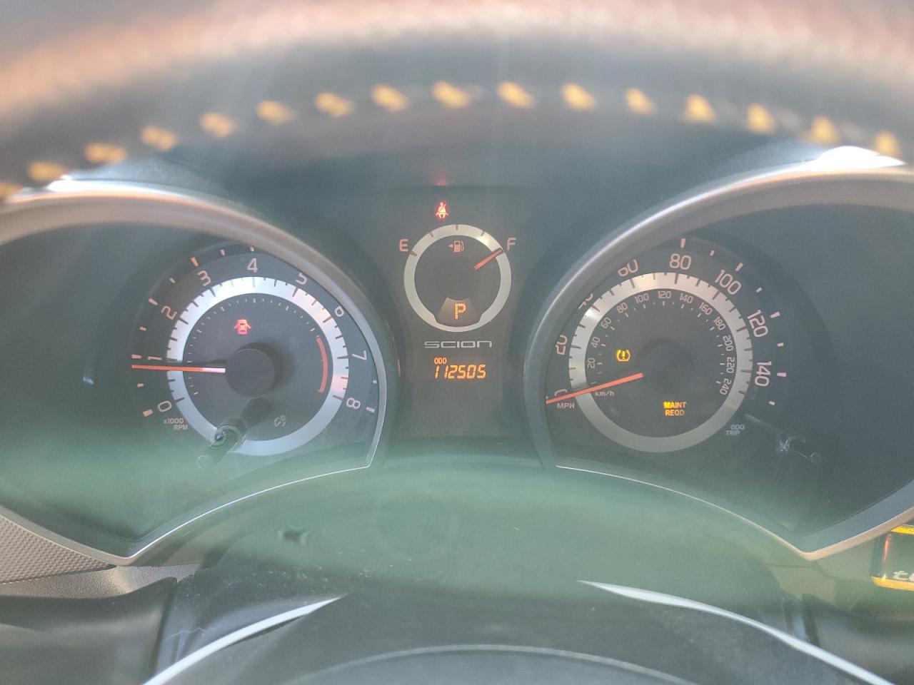 2012 Toyota Scion Tc Желтый vin: JTKJF5C73C3029299