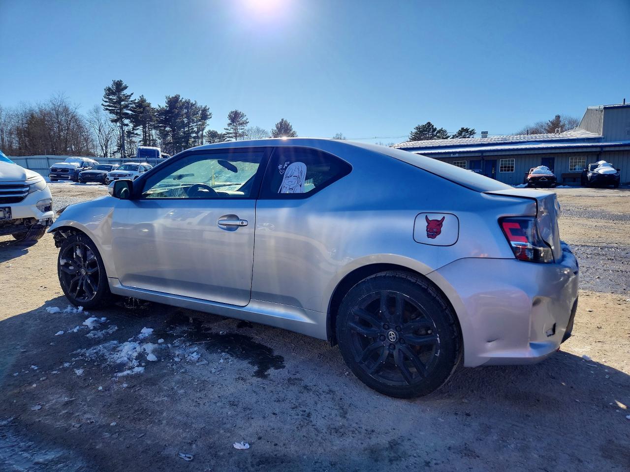 2014 Toyota Scion Tc Silver vin: JTKJF5C73E3076819