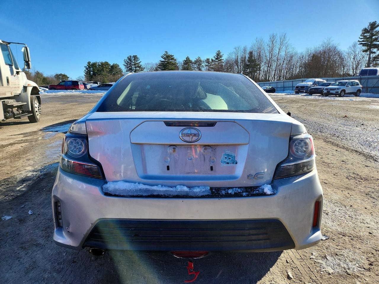 2014 Toyota Scion Tc Silver vin: JTKJF5C73E3076819