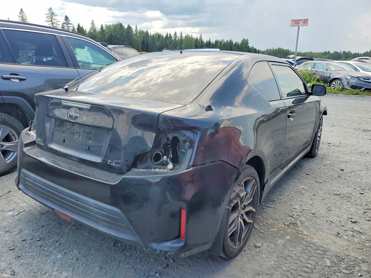 2014 Toyota Scion Tc Black vin: JTKJF5C73E3081471