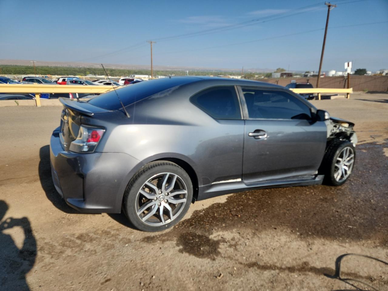 2014 Toyota Scion Tc Charcoal vin: JTKJF5C73E3087027