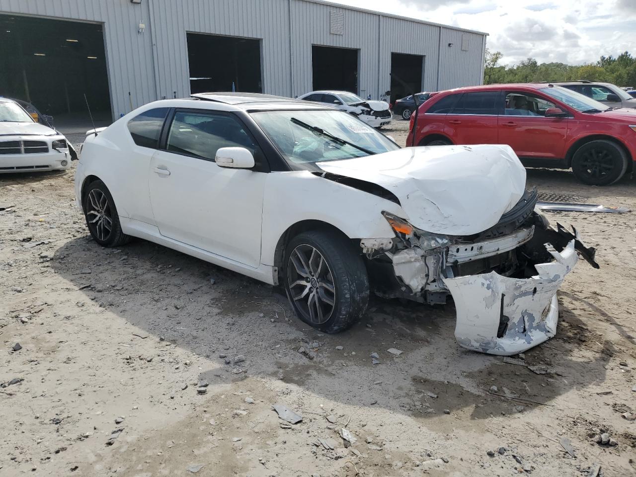 2014 Toyota Scion Tc Белый vin: JTKJF5C73E3087125