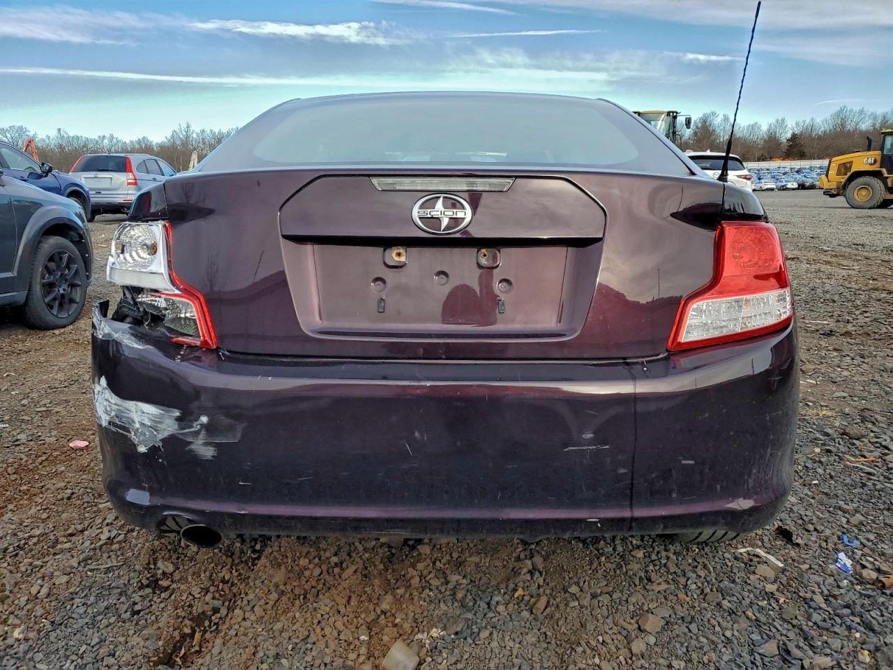 2011 Toyota Scion Tc Purple vin: JTKJF5C74B3005656