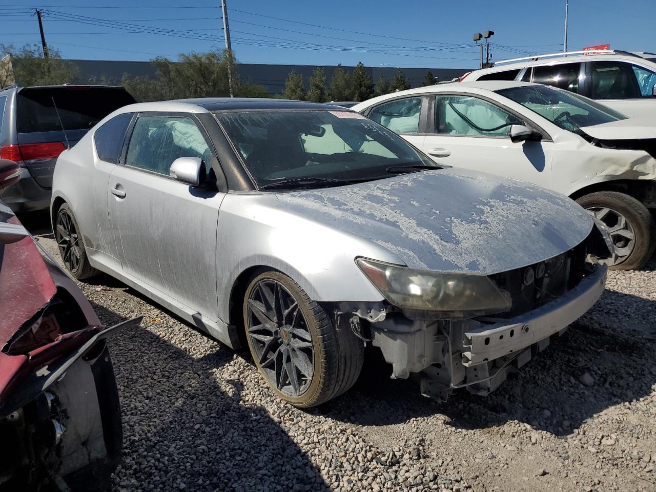 2011 Toyota Scion Tc Silver vin: JTKJF5C74B3010386