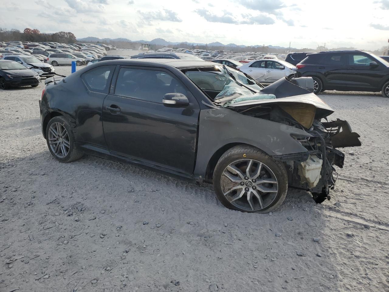 2011 Toyota Scion Tc Black vin: JTKJF5C74B3015197