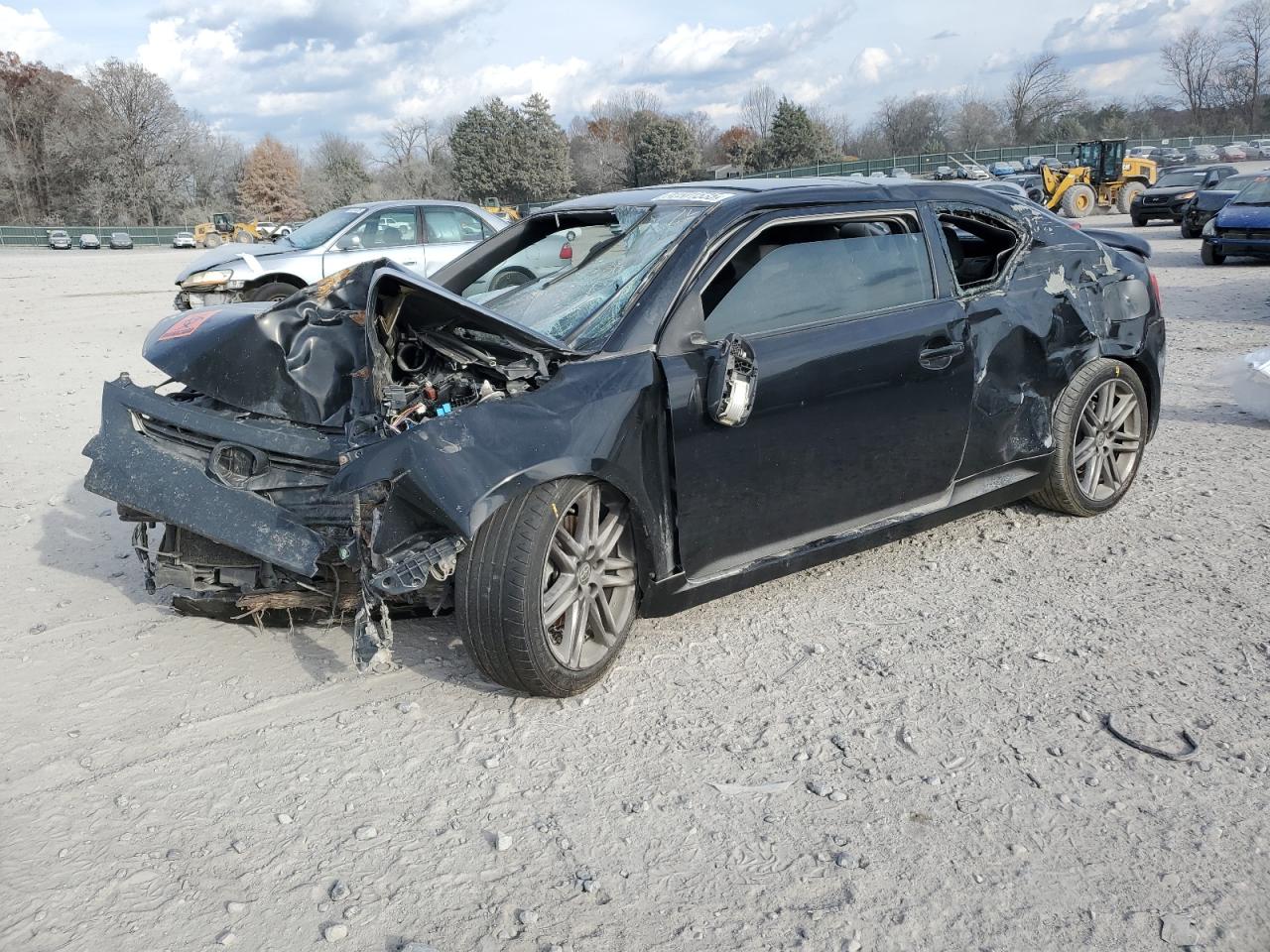 2011 Toyota Scion Tc Black vin: JTKJF5C74B3015197