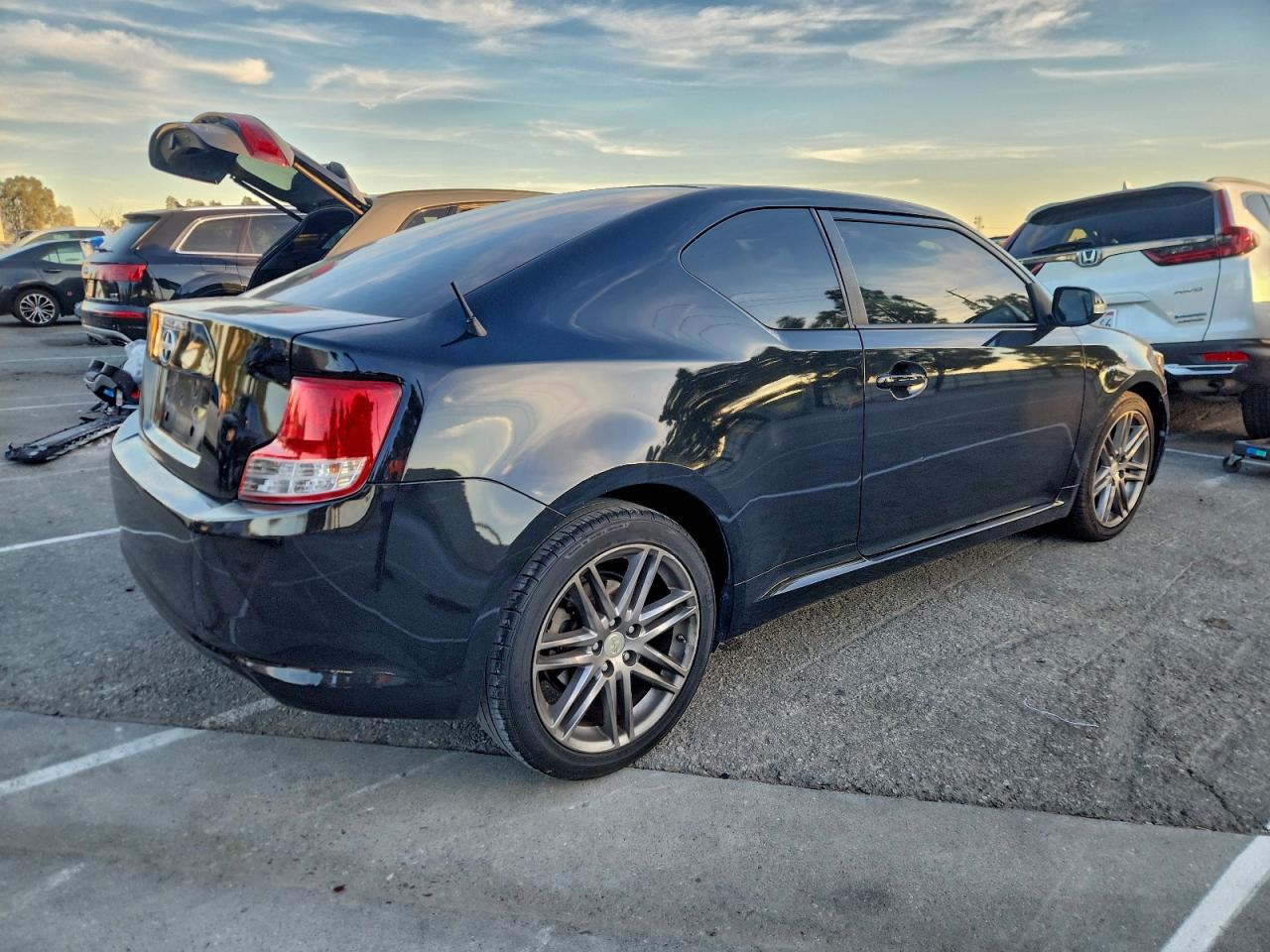 2011 Toyota Scion Tc Black vin: JTKJF5C74B3019184