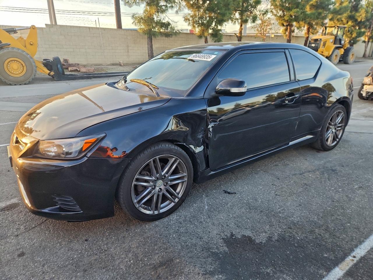 2011 Toyota Scion Tc Black vin: JTKJF5C74B3019184