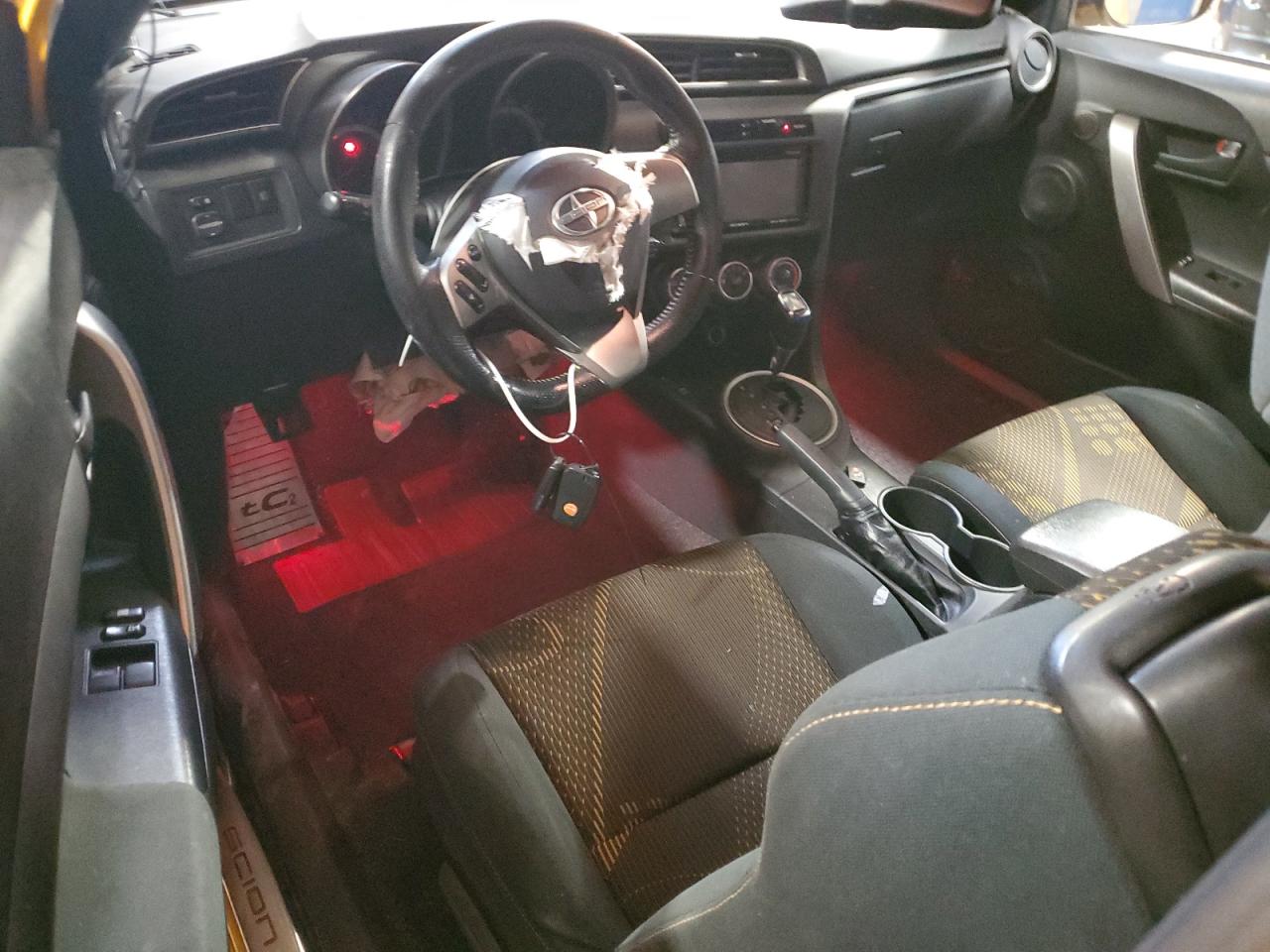 2012 Toyota Scion Tc Yellow vin: JTKJF5C74C3029392