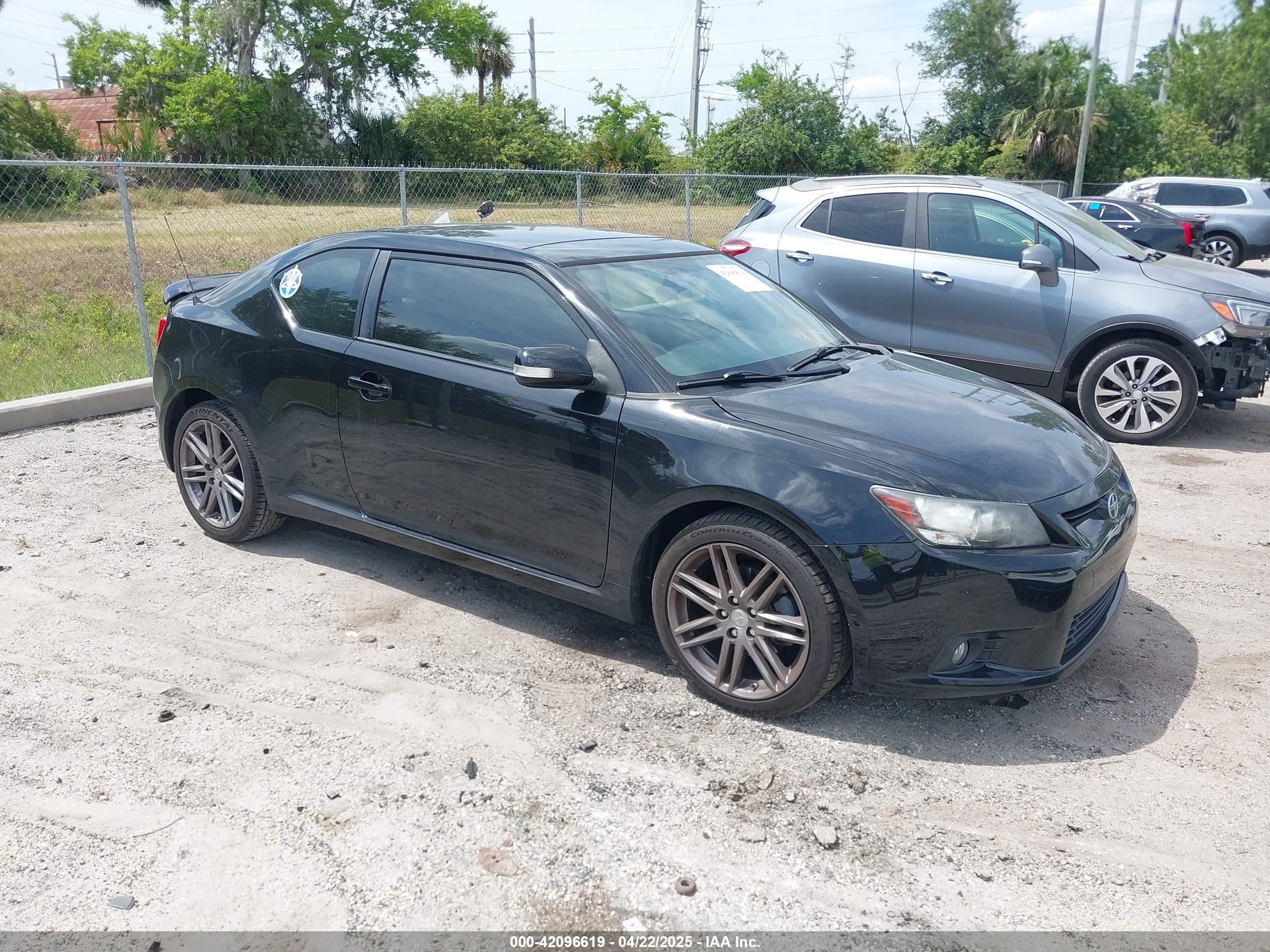 2012 Scion Tc   Black vin: JTKJF5C74C3038089