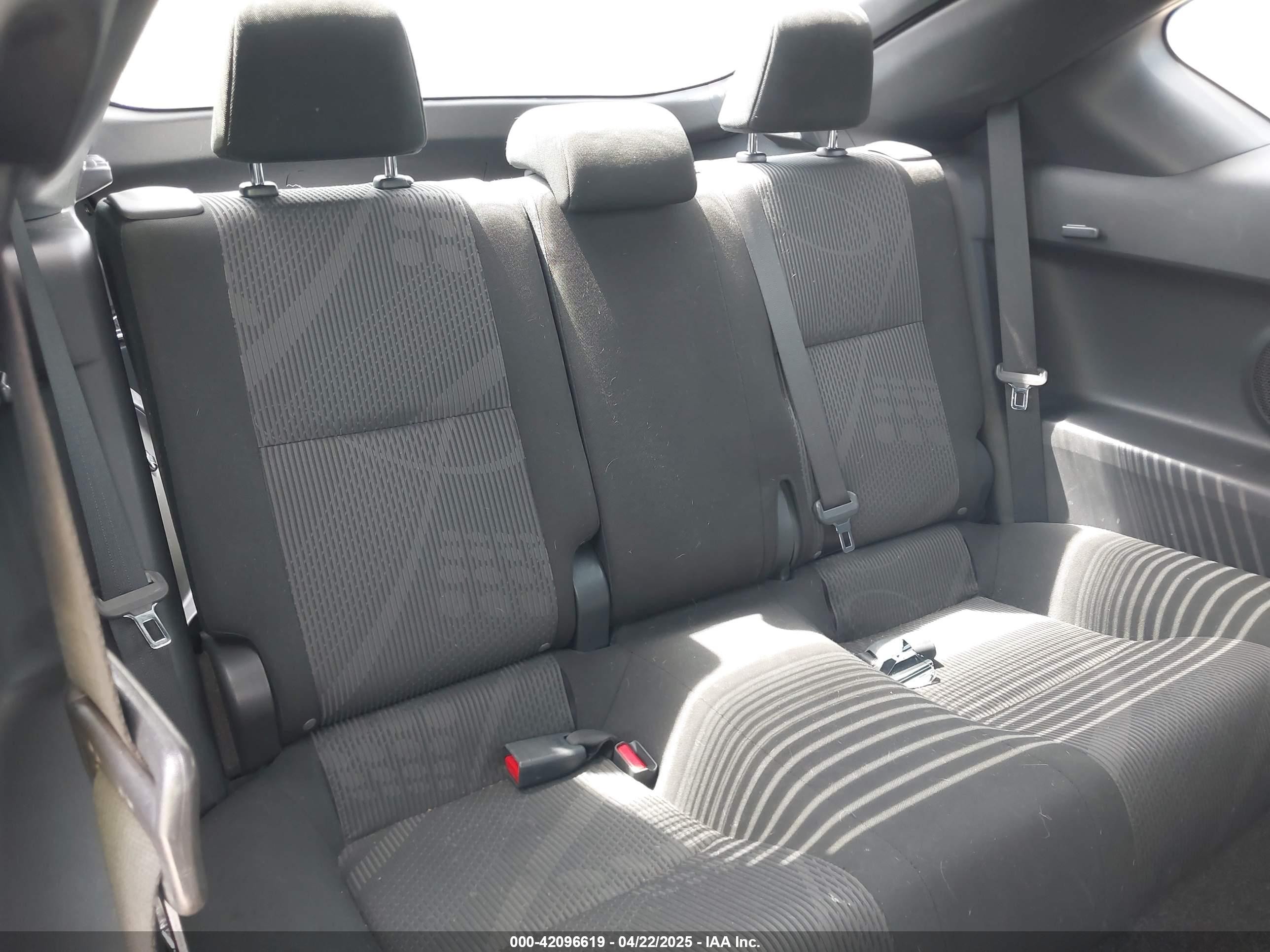 2012 Scion Tc   Black vin: JTKJF5C74C3038089