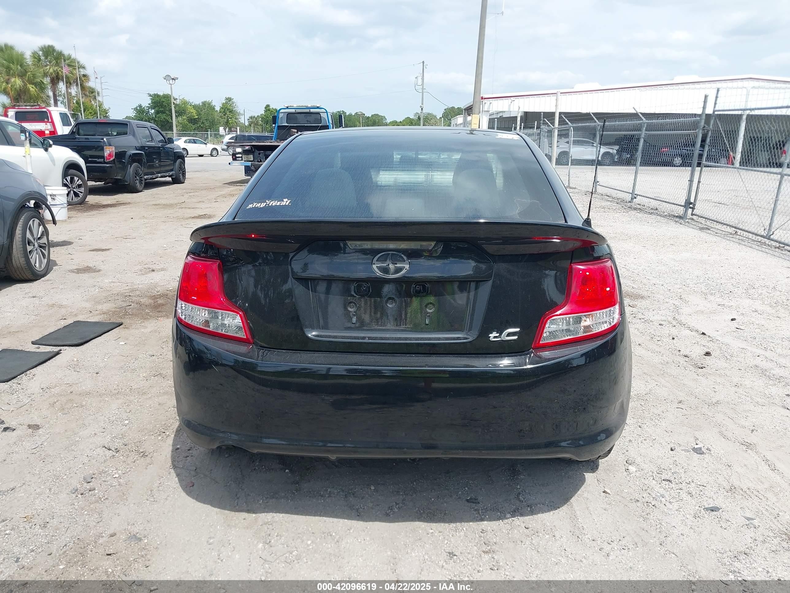 2012 Scion Tc   Black vin: JTKJF5C74C3038089