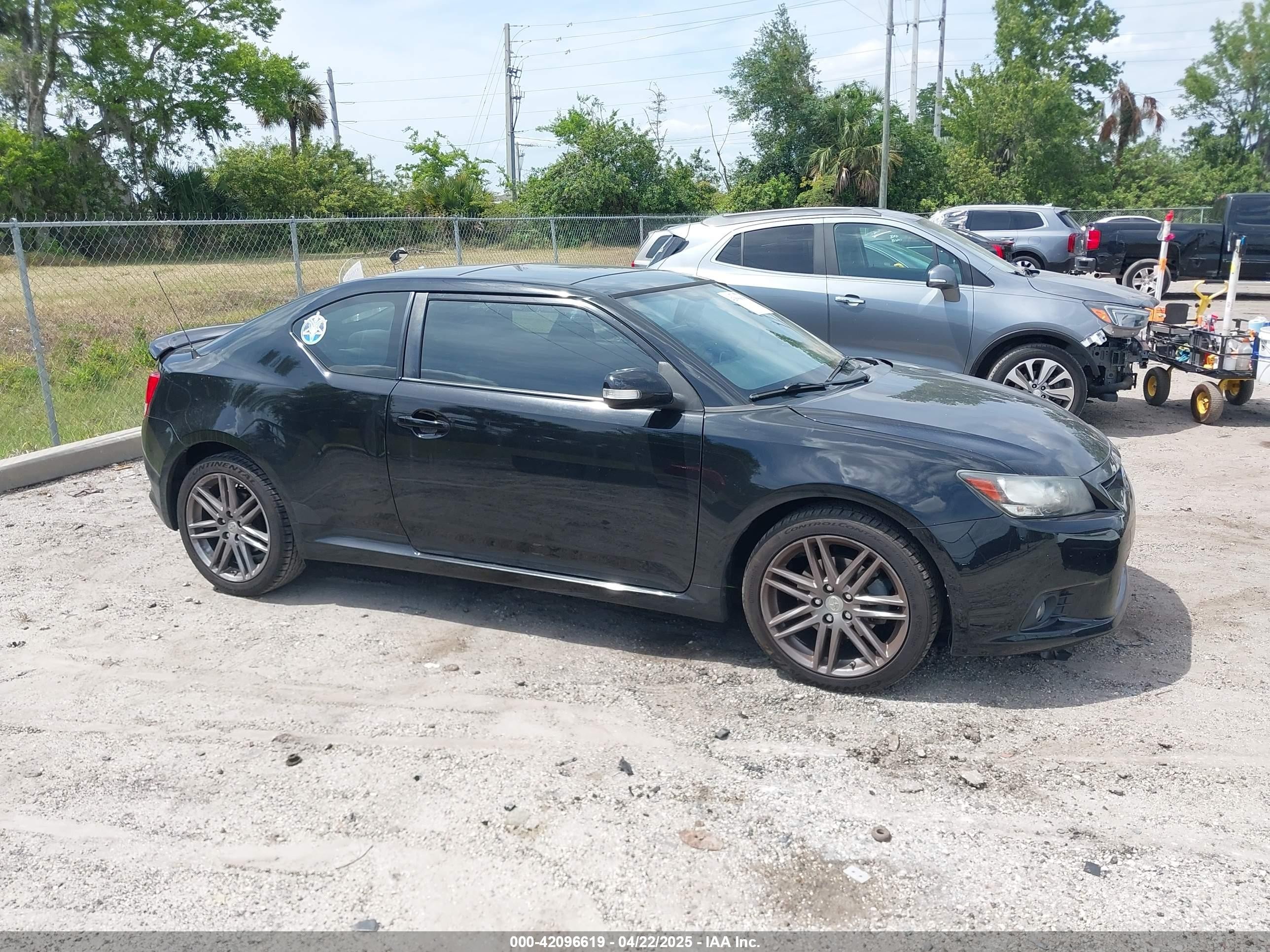 2012 Scion Tc   Black vin: JTKJF5C74C3038089