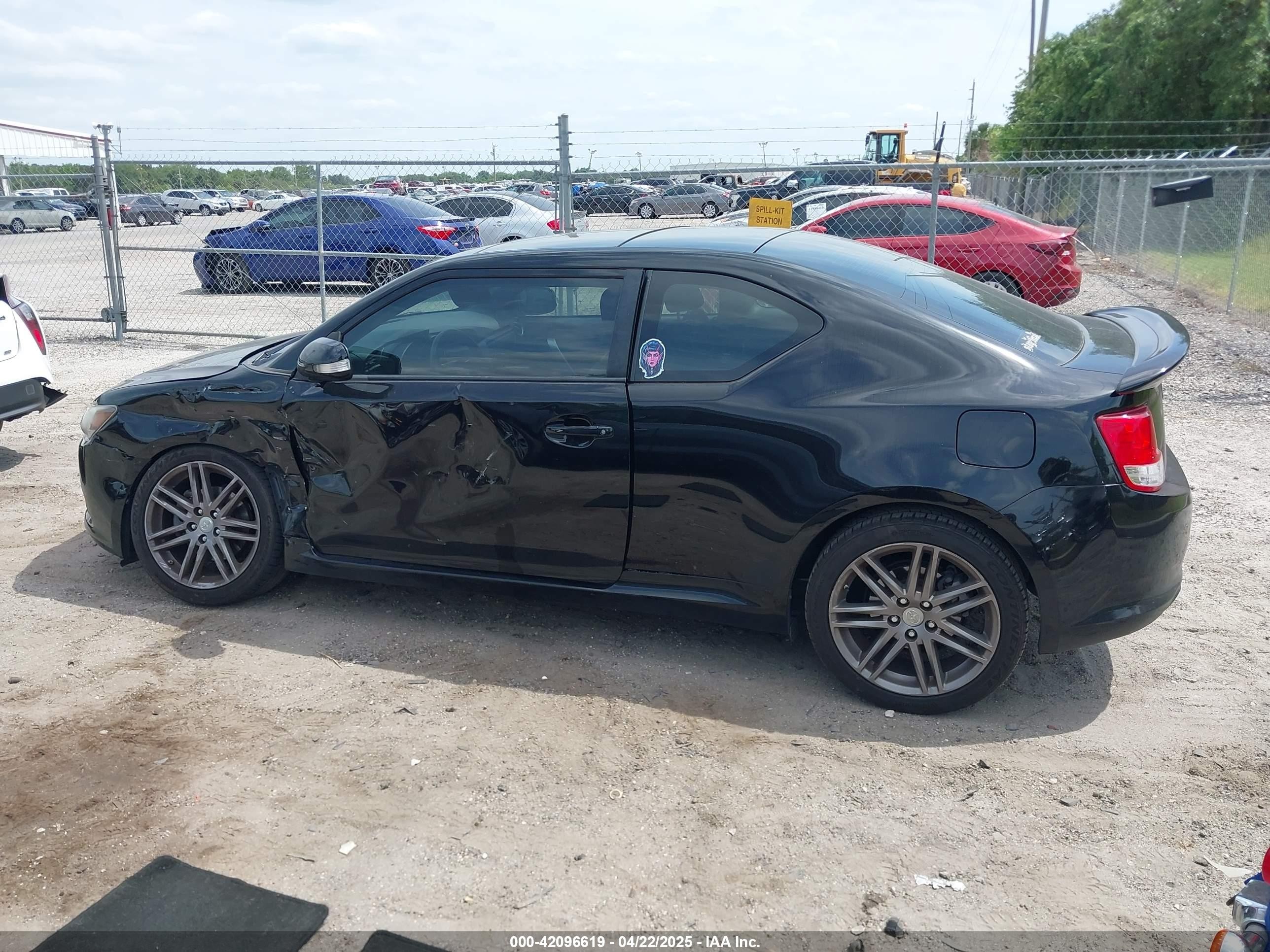 2012 Scion Tc   Black vin: JTKJF5C74C3038089