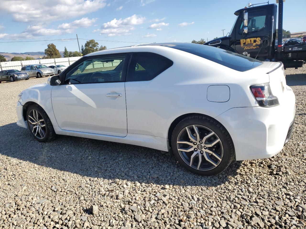 2014 Toyota Scion Tc White vin: JTKJF5C74E3084539
