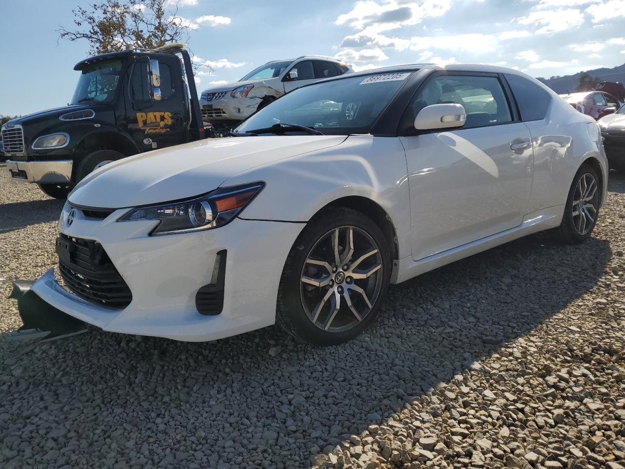 2014 Toyota Scion Tc White vin: JTKJF5C74E3084539
