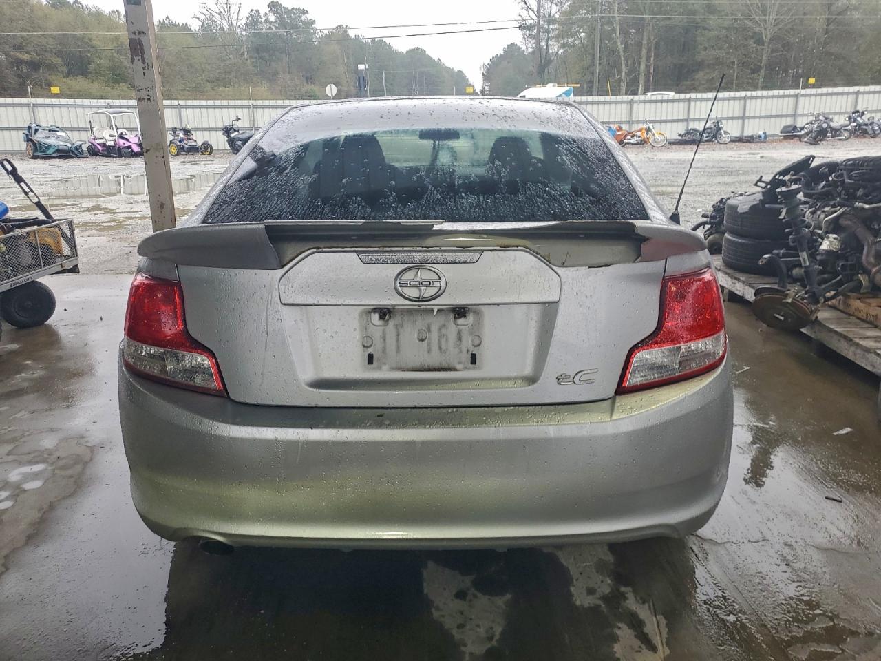 2011 Toyota Scion Tc Silver vin: JTKJF5C75B3018741