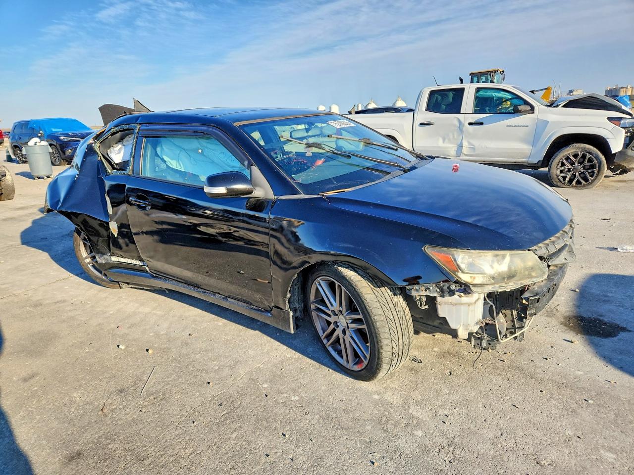 2013 Toyota Scion Tc Black vin: JTKJF5C75D3045506