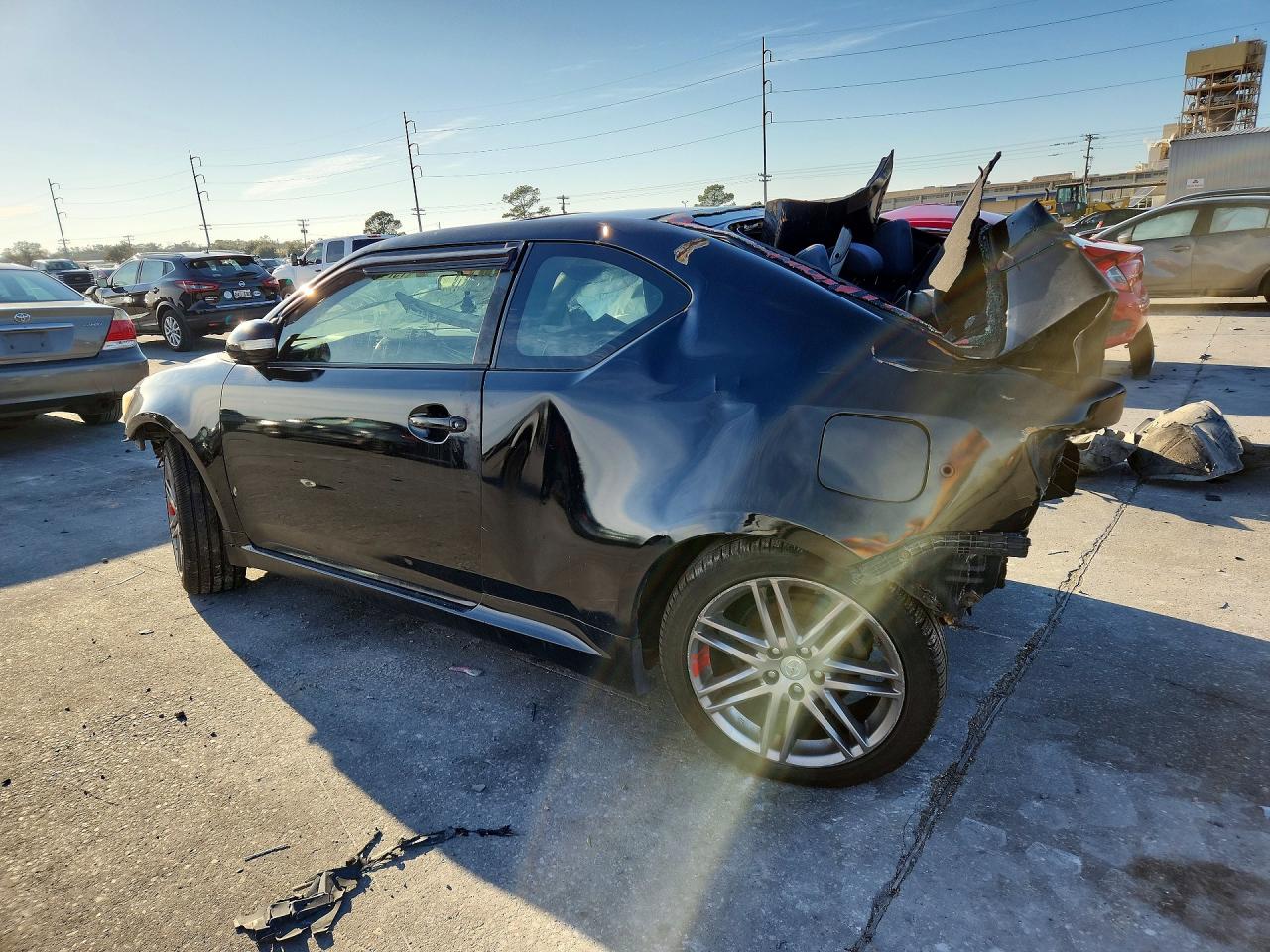 2013 Toyota Scion Tc Black vin: JTKJF5C75D3045506