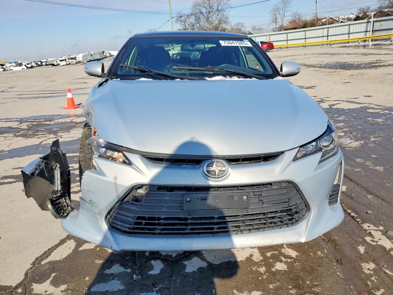 2014 Toyota Scion Tc Серебряный vin: JTKJF5C76E3067791