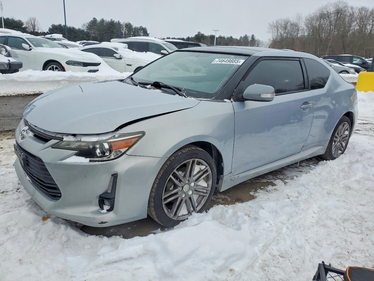2014 Toyota Scion Tc Silver vin: JTKJF5C76E3074658