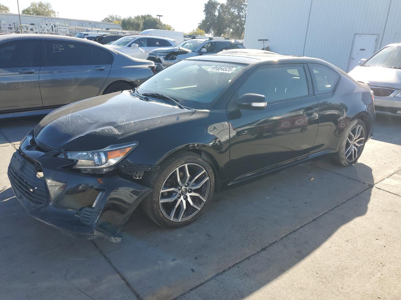 2014 Toyota Scion Tc Black vin: JTKJF5C76E3084364