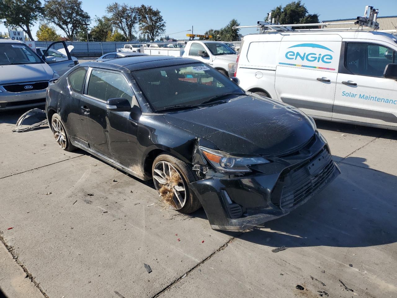 2014 Toyota Scion Tc Black vin: JTKJF5C76E3084364