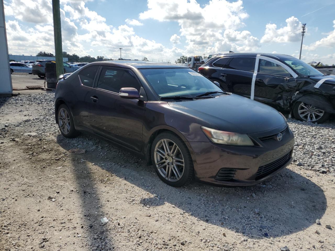 2011 Toyota Scion Tc Burgundy vin: JTKJF5C77B3007806