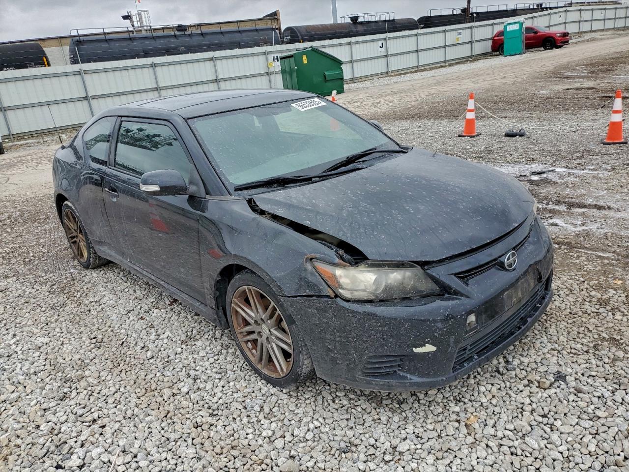 2012 Toyota Scion Tc Black vin: JTKJF5C77C3027491