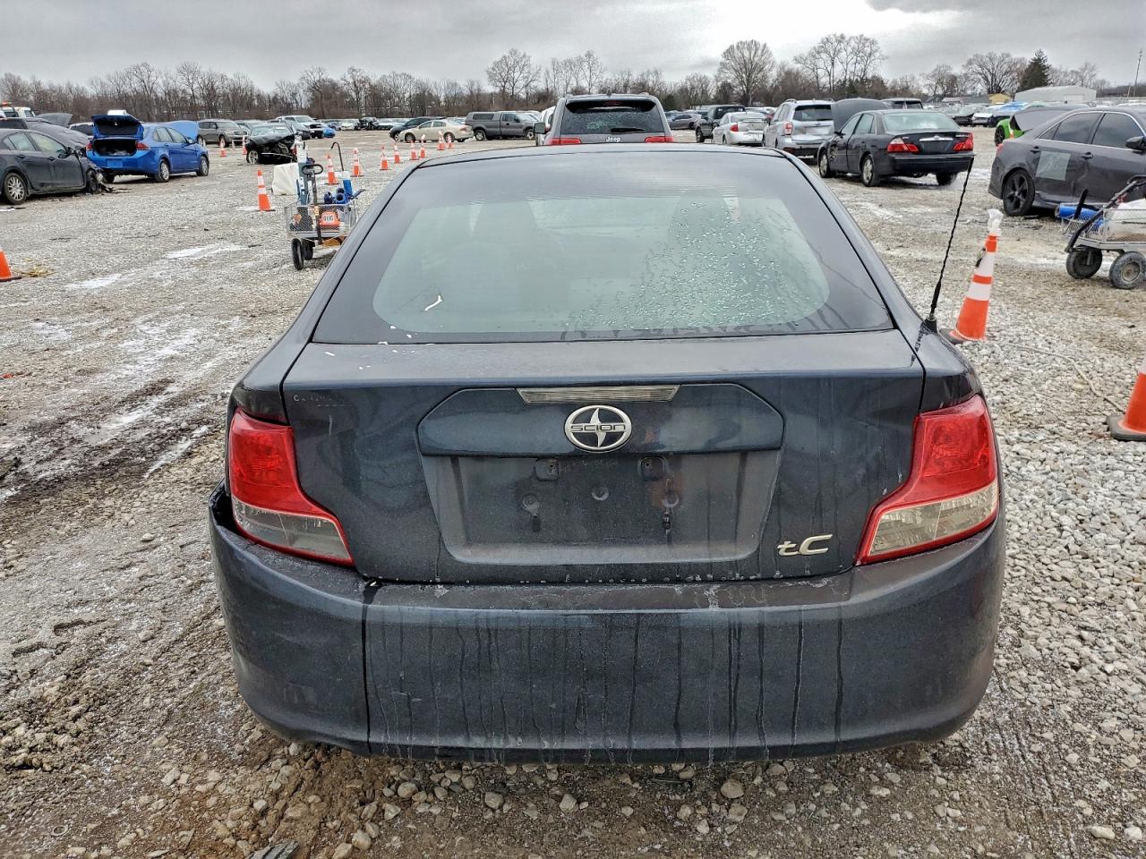 2012 Toyota Scion Tc Black vin: JTKJF5C77C3027491