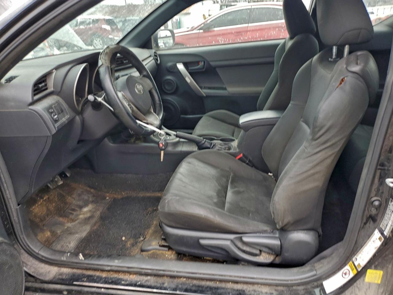 2012 Toyota Scion Tc Black vin: JTKJF5C77C3027491