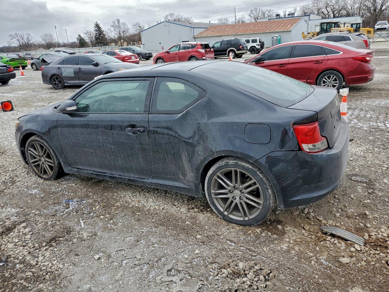 2012 Toyota Scion Tc Black vin: JTKJF5C77C3027491