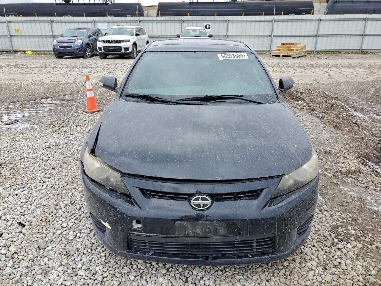 2012 Toyota Scion Tc Black vin: JTKJF5C77C3027491