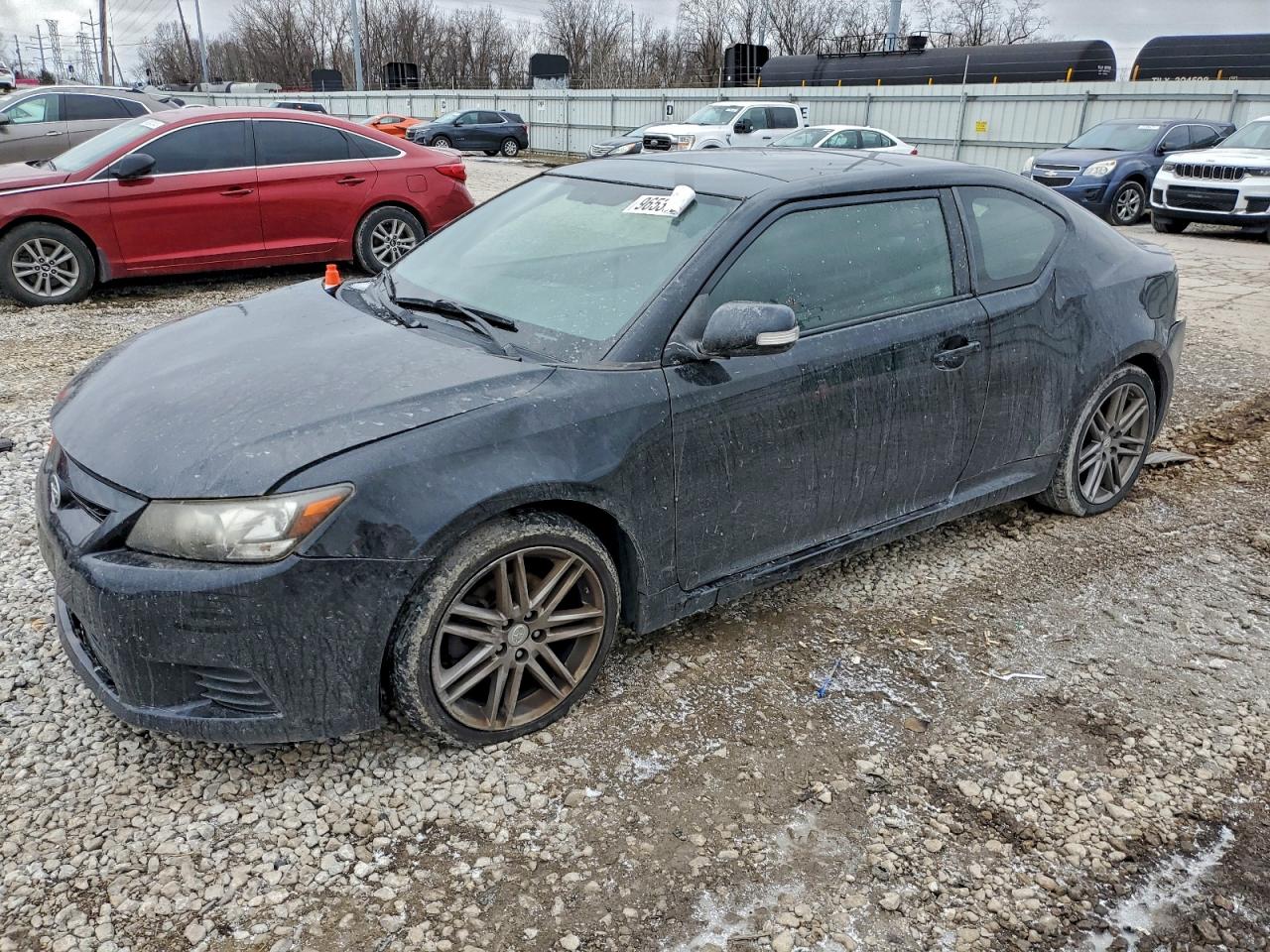 2012 Toyota Scion Tc Black vin: JTKJF5C77C3027491