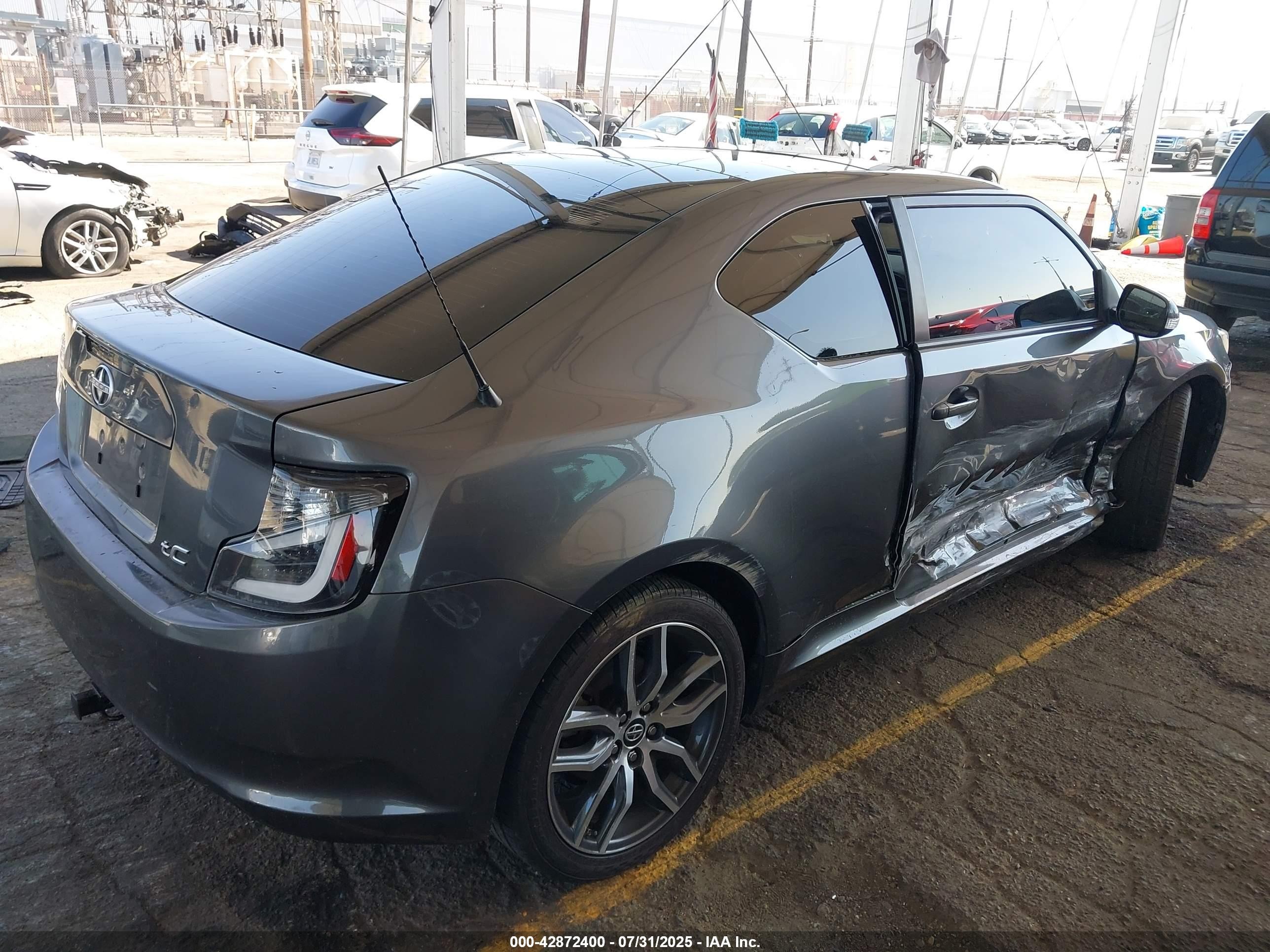 2012 Scion Tc   Black vin: JTKJF5C77C3044758