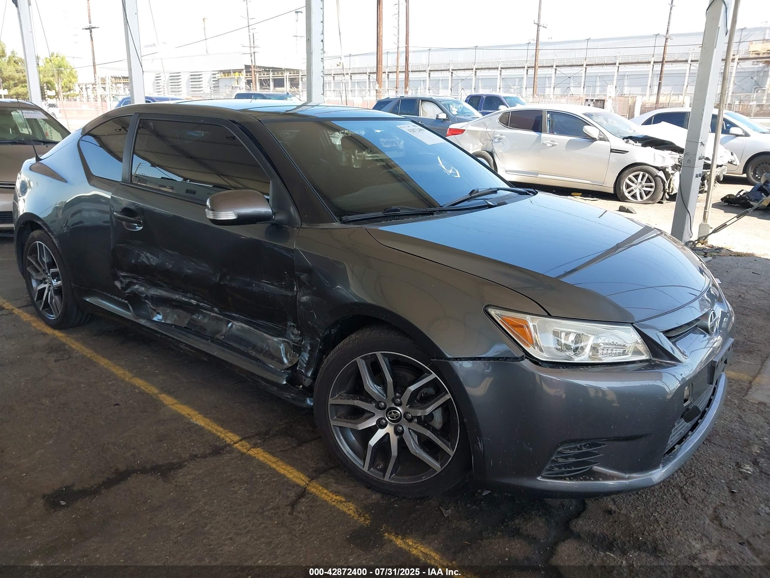 2012 Scion Tc   Black vin: JTKJF5C77C3044758