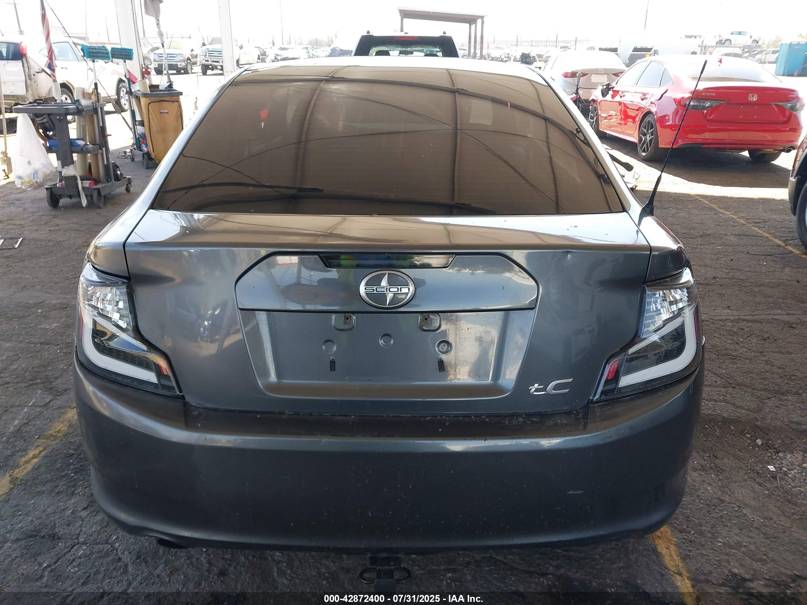 2012 Scion Tc   Black vin: JTKJF5C77C3044758