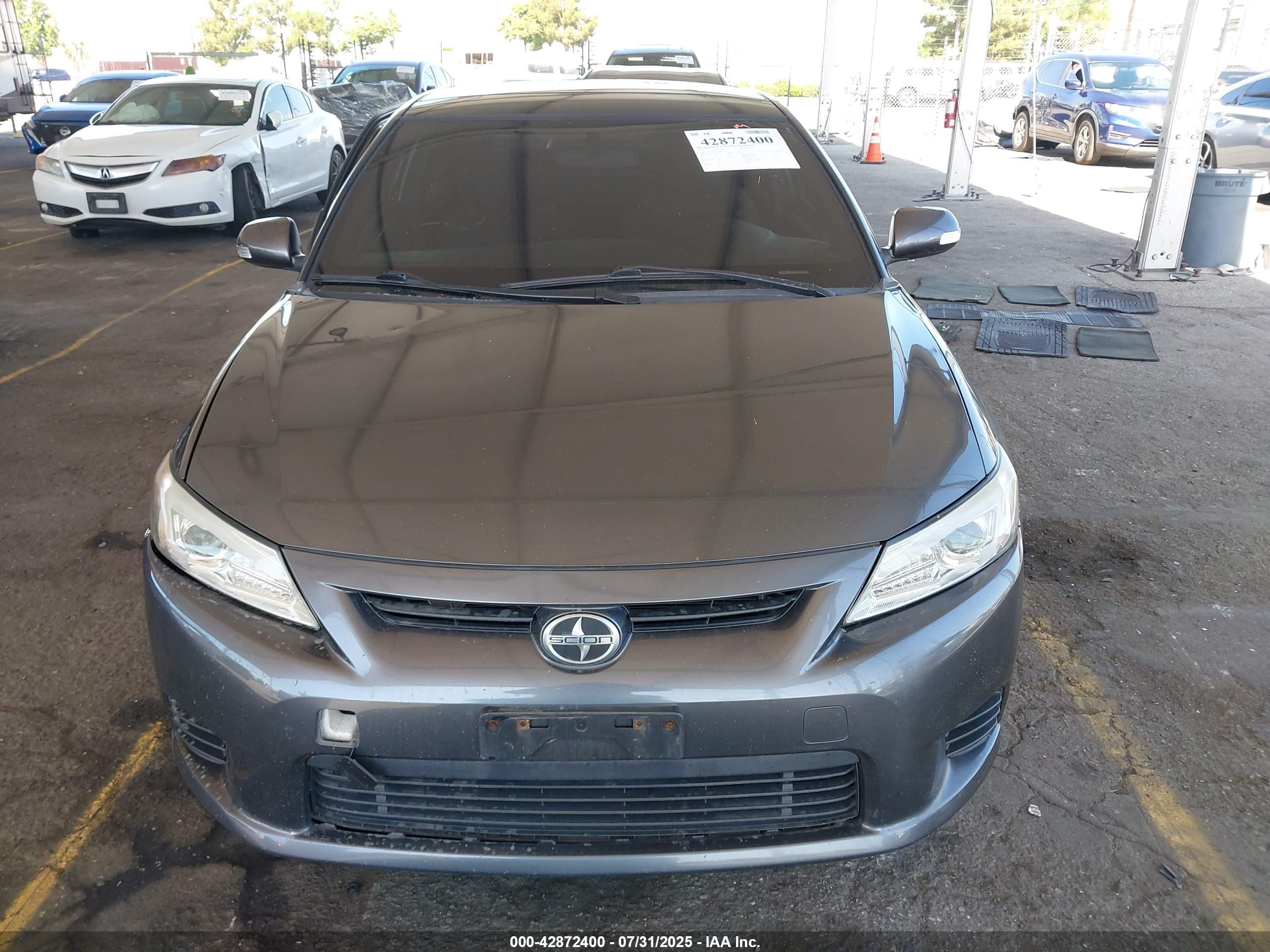 2012 Scion Tc   Black vin: JTKJF5C77C3044758