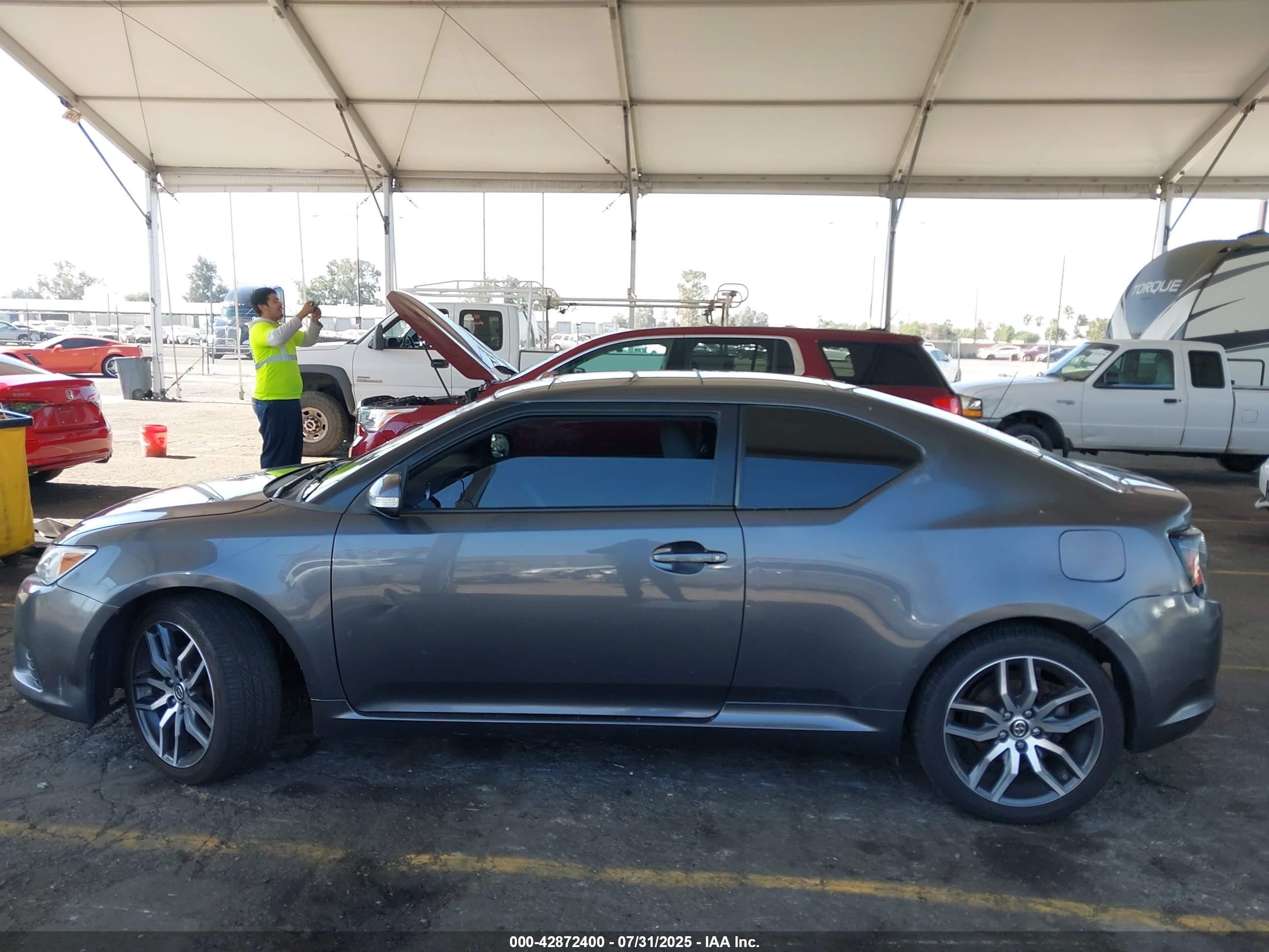 2012 Scion Tc   Black vin: JTKJF5C77C3044758