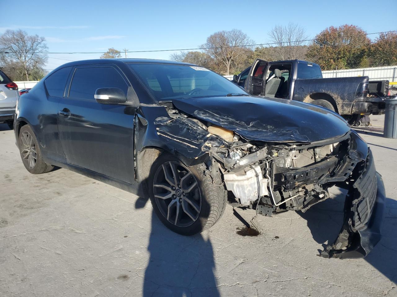 2014 Toyota Scion Tc Black vin: JTKJF5C77E3084261