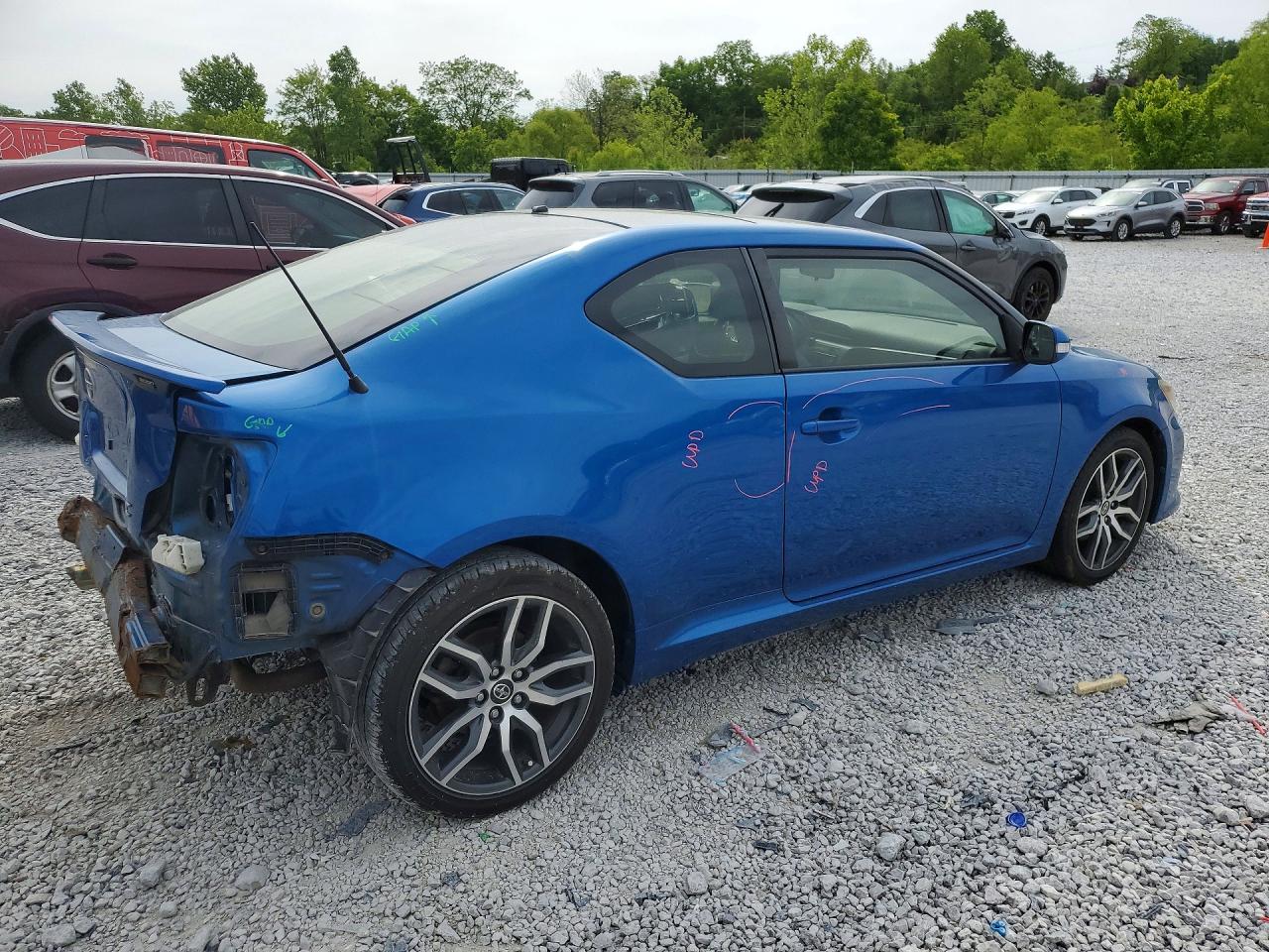 2015 Toyota Motor Co Blue vin: JTKJF5C77F3090823
