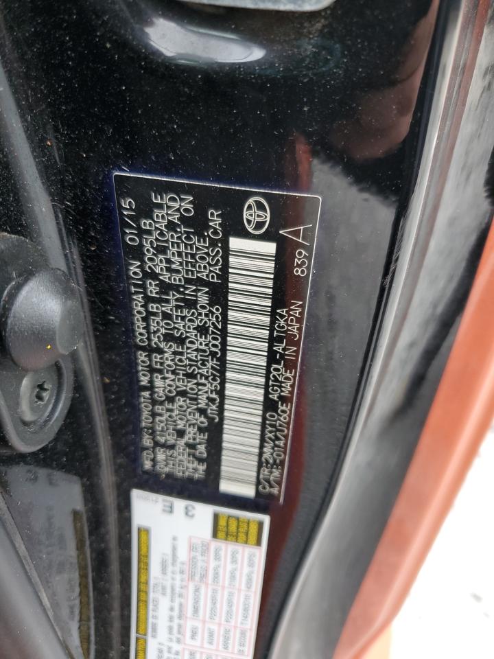 2015 Toyota Scion Tc Two Tone vin: JTKJF5C77FJ007256