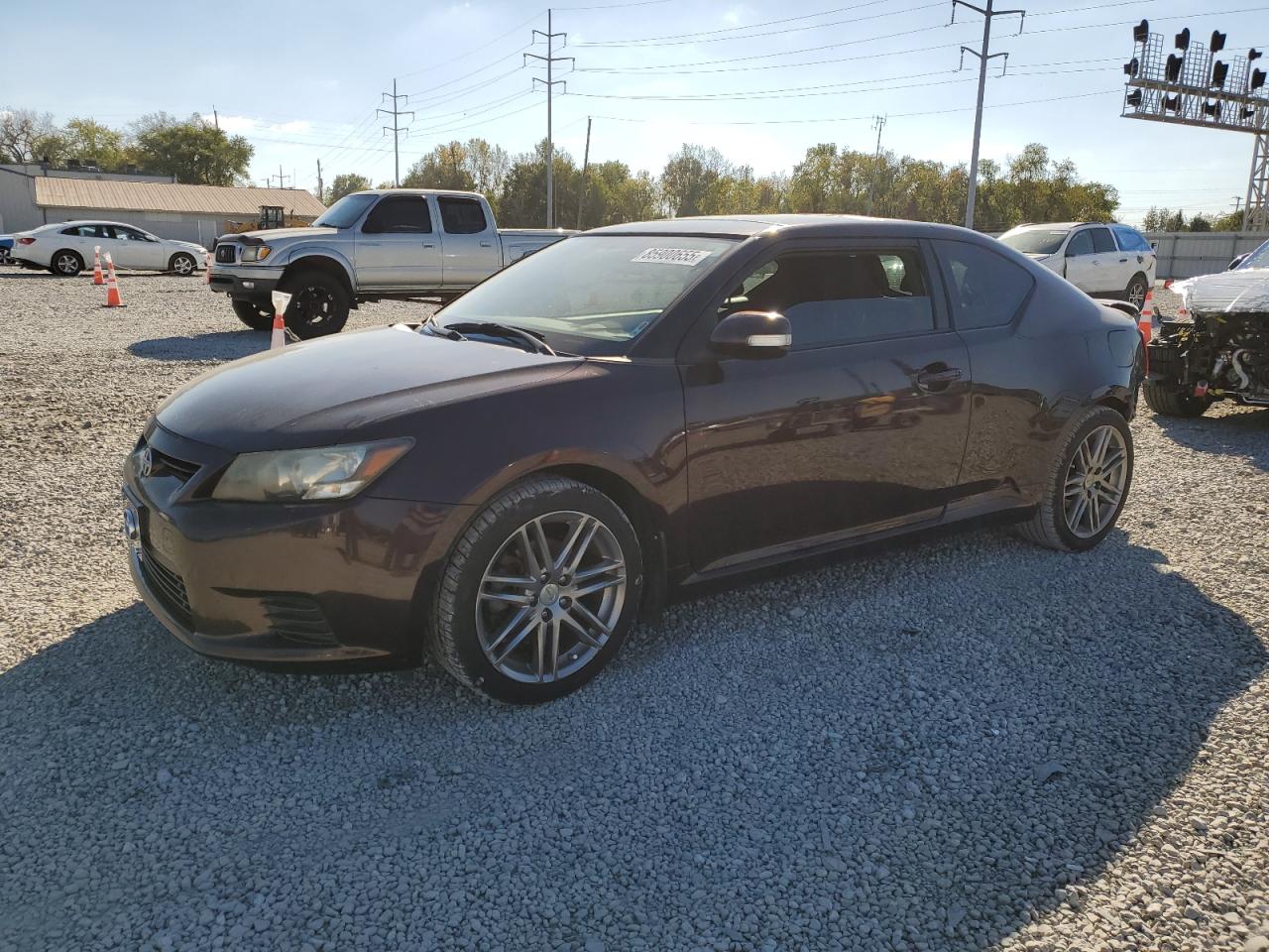 2011 Toyota Scion Tc Бордовый vin: JTKJF5C78B3015266