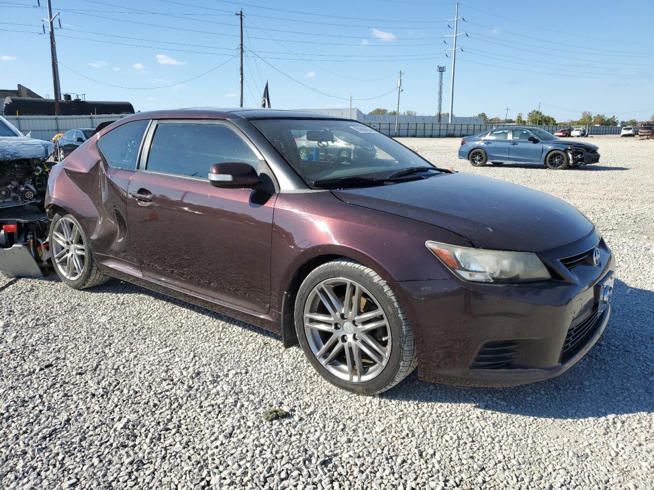 2011 Toyota Scion Tc Burgundy vin: JTKJF5C78B3015266